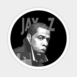 Jay Z Grey Design Magnet